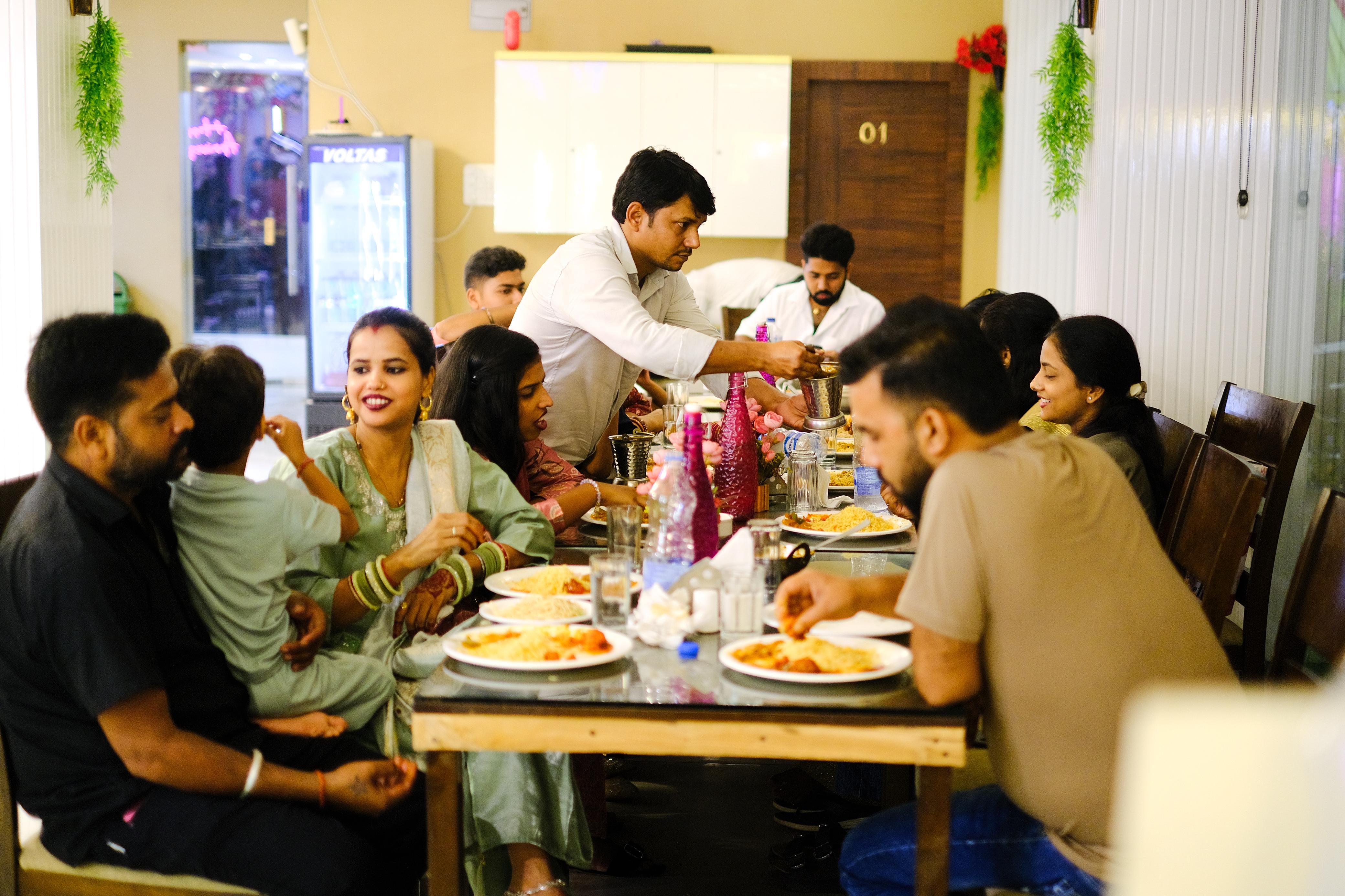 Joyful Family Dining Moments
